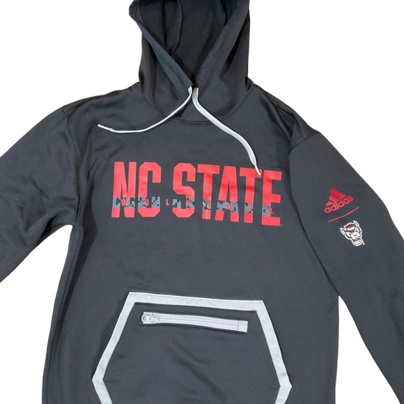 Adidas NC State Wolfpack Hooded Pullover Small NCSU Wolfpack in the house Hoodie - Picture 3 of 12